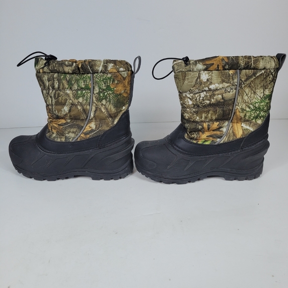 Itasca youth camo Hunting Snow Winter Boots Size 7 Excellent Used Condition - Picture 6 of 9